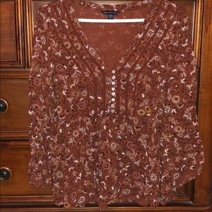 American Eagle blouse-like top